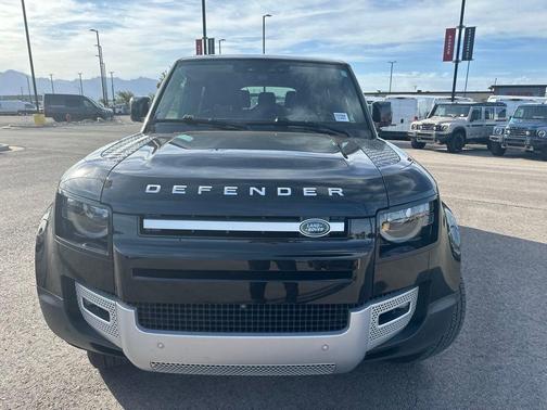 Santorini Black Metallic 2023 Land Rover Defender 130 SE