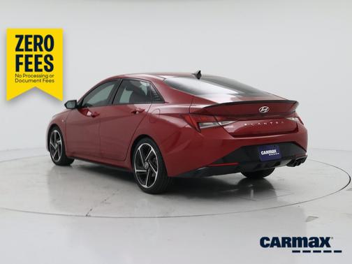 Red 2023 Hyundai ELANTRA N Line
