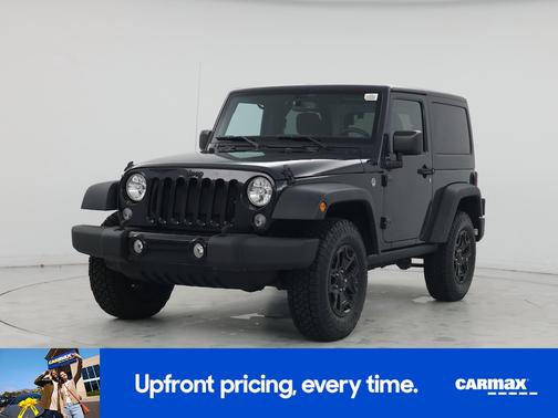 Black 2016 Jeep Wrangler Willys Wheeler