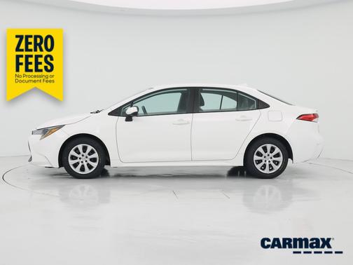 White 2022 Toyota Corolla LE