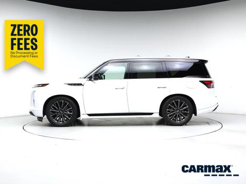White 2025 INFINITI QX80 Autograph