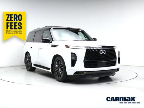 White 2025 INFINITI QX80 Autograph