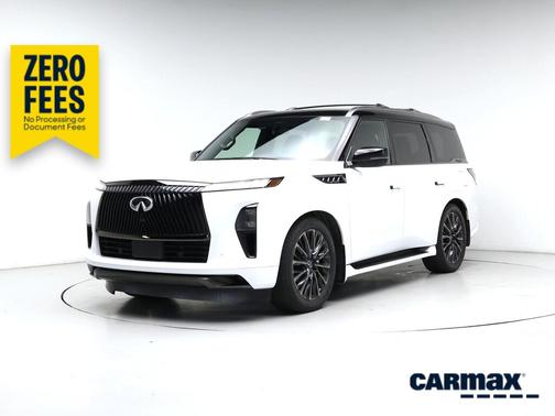 White 2025 INFINITI QX80 Autograph
