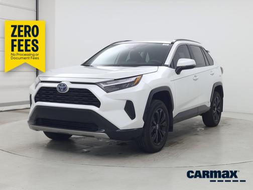 White 2024 Toyota RAV4 Hybrid SE