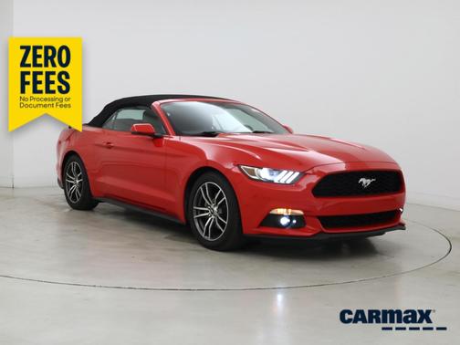 Red 2017 Ford Mustang Ecoboost Premium