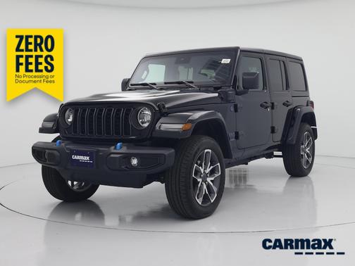 Black 2024 Jeep Wrangler 4xe Sport S