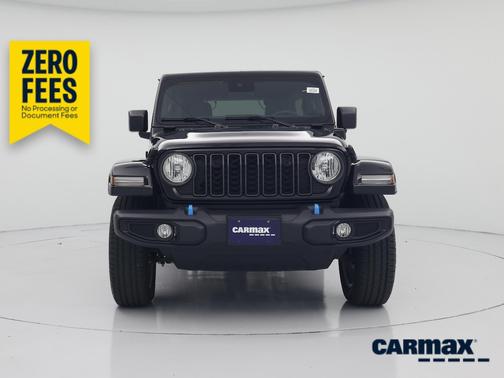 Black 2024 Jeep Wrangler 4xe Sport S