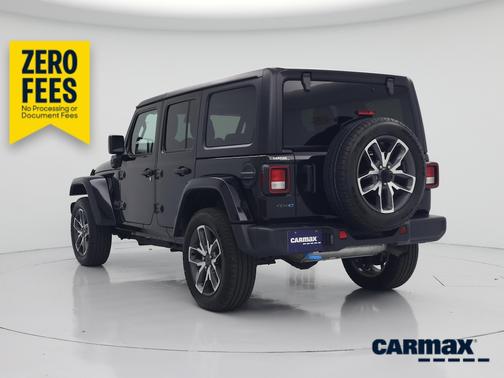Black 2024 Jeep Wrangler 4xe Sport S