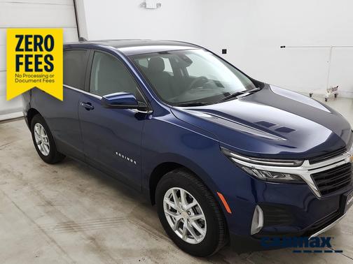 Blue 2022 Chevrolet Equinox LT