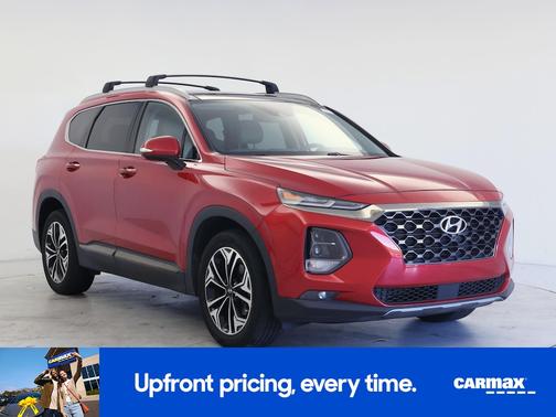 Red 2020 Hyundai SANTA FE Limited
