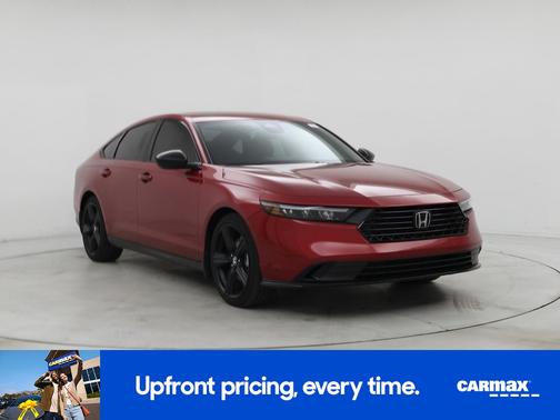 Red 2025 Honda Accord Hybrid Sport-L