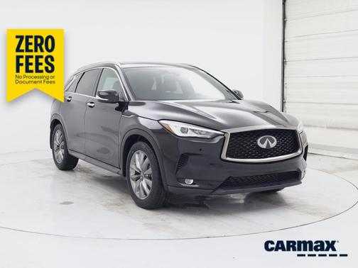 Black 2021 INFINITI QX50 Luxe