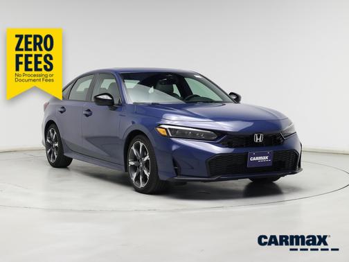 Blue 2025 Honda Civic Hybrid Sport Touring