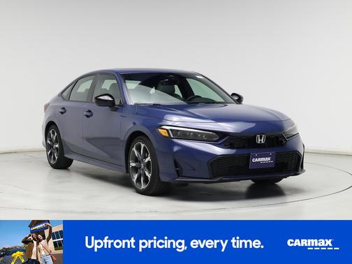 Blue 2025 Honda Civic Hybrid Sport Touring