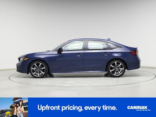 Blue 2025 Honda Civic Hybrid Sport Touring