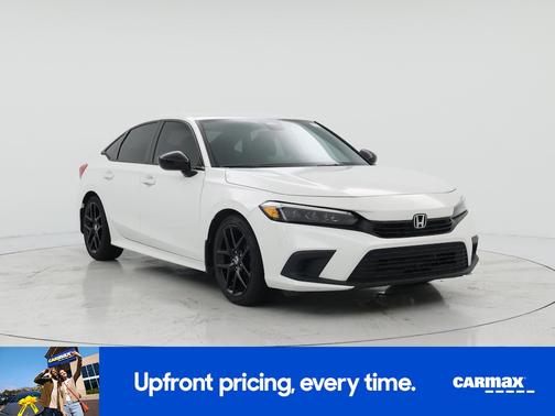 White 2022 Honda Civic Sport