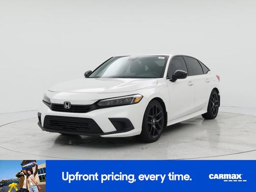 White 2022 Honda Civic Sport
