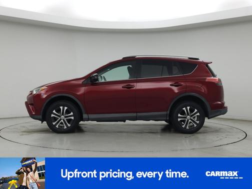 Red 2018 Toyota RAV4 LE