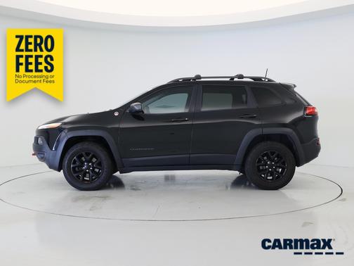 Black 2016 Jeep Cherokee Trailhawk
