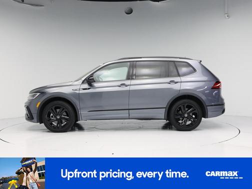 Blue 2023 Volkswagen Tiguan SE R-Line Black