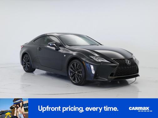 Black 2025 Lexus RC 350 F-Sport