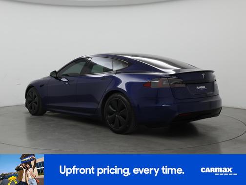 Blue 2021 Tesla Model S Plaid
