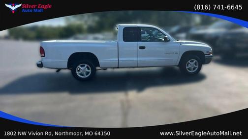 White 1999 Dodge Dakota SLT Club Cab
