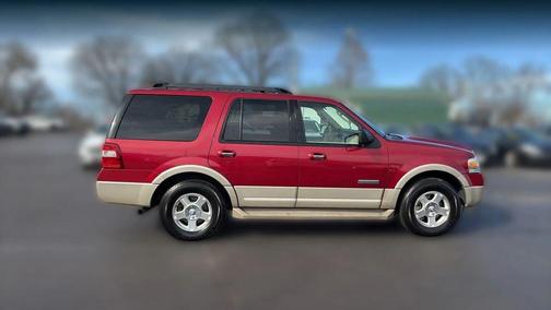 Red 2007 Ford Expedition Eddie Bauer