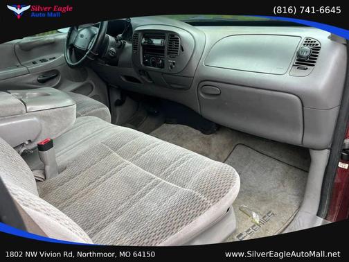 Red 1997 Ford F-150 Long Bed