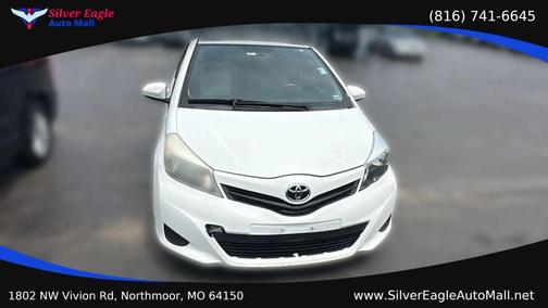 White 2014 Toyota Yaris LE