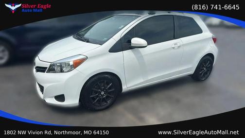 White 2014 Toyota Yaris LE