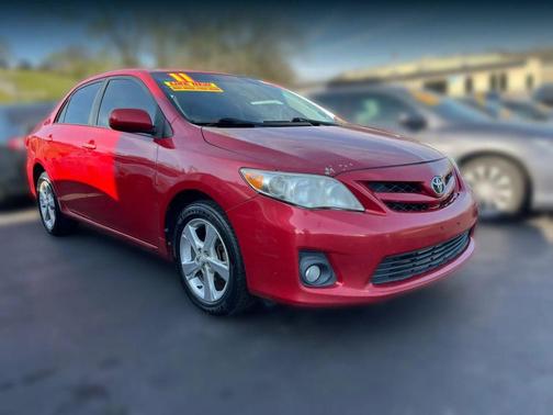 Red 2011 Toyota Corolla LE