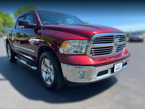 Red 2017 RAM 1500 Big Horn