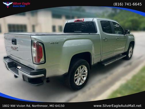 Silver 2016 GMC Canyon SLT