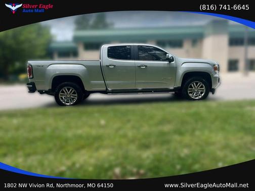 Silver 2016 GMC Canyon SLT