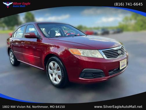 Red 2009 Kia Optima LX