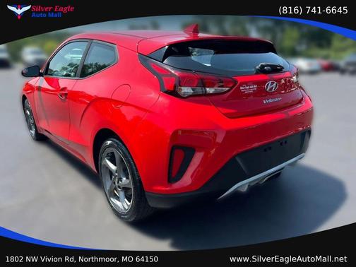 Red 2019 Hyundai Veloster 2