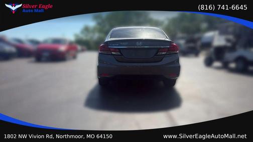 Gray 2013 Honda Civic EX