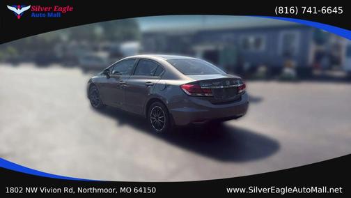 Gray 2013 Honda Civic EX