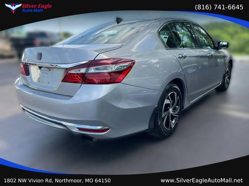 Silver 2016 Honda Accord LX