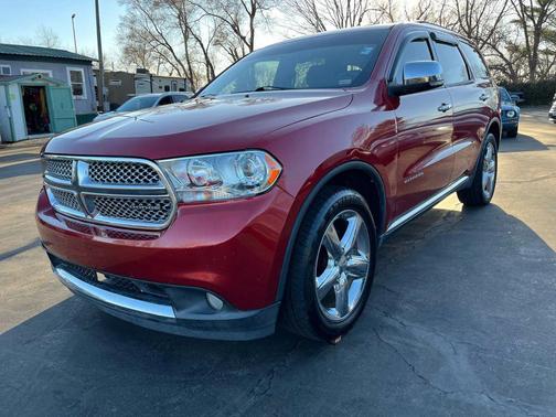 Red 2011 Dodge Durango Citadel