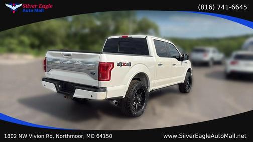 White 2016 Ford F-150 Platinum