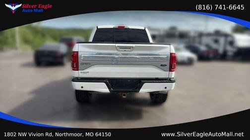 White 2016 Ford F-150 Platinum