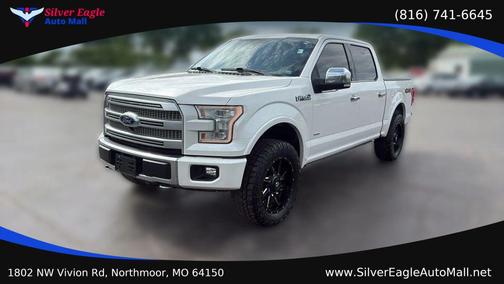 White 2016 Ford F-150 Platinum