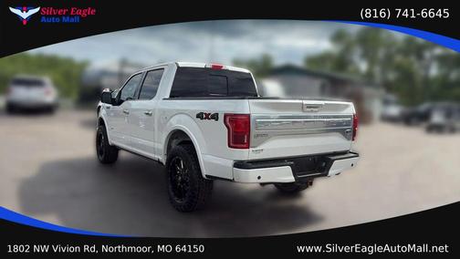 White 2016 Ford F-150 Platinum
