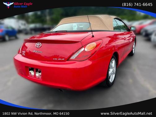 Red 2006 Toyota Camry Solara SE V6