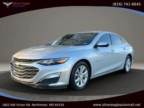 Silver 2020 Chevrolet Malibu FWD LT Sedan