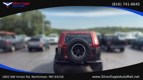 Red 2007 Jeep Wrangler Unlimited Sahara