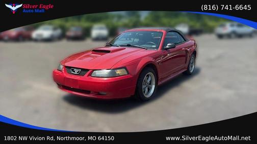 Red 2002 Ford Mustang GT Premium