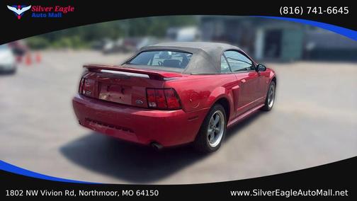 Red 2002 Ford Mustang GT Premium